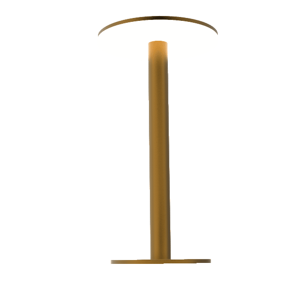 rechargeable gold table lamp