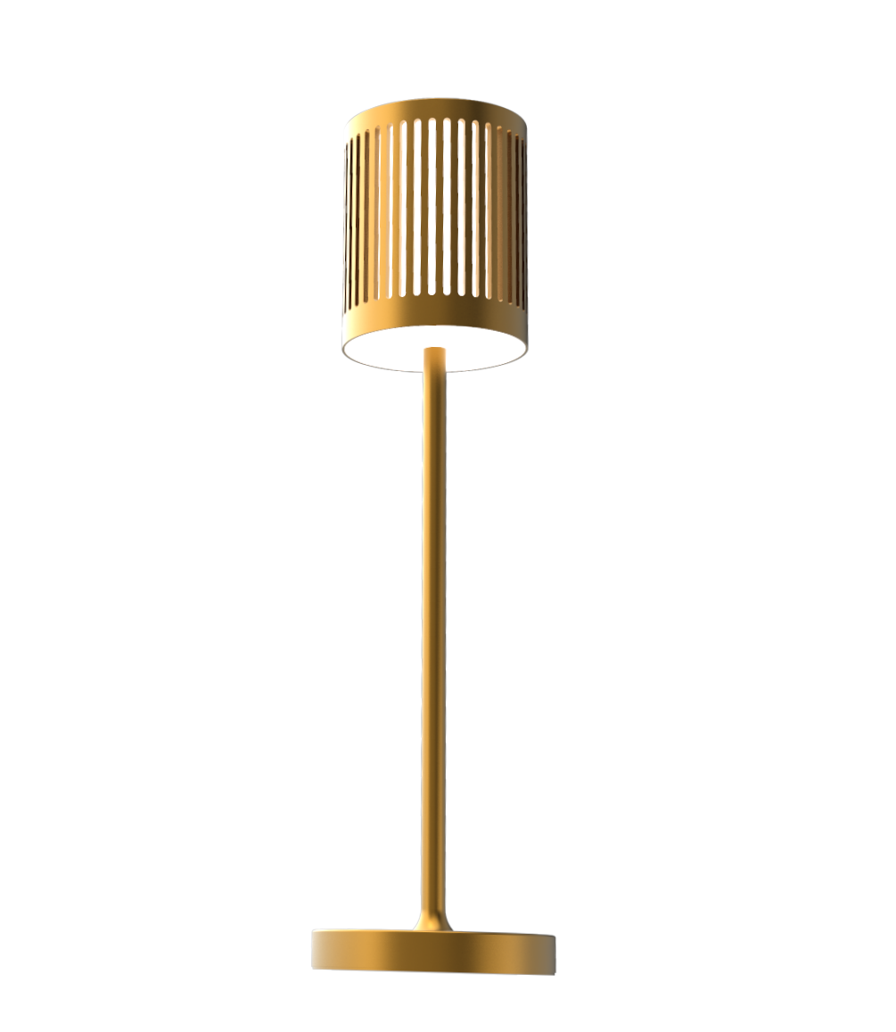rechargeable gold table lamp