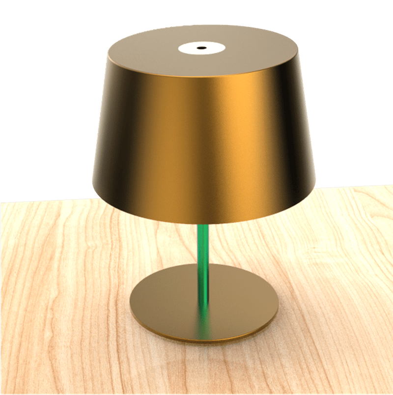 Gold table lamp