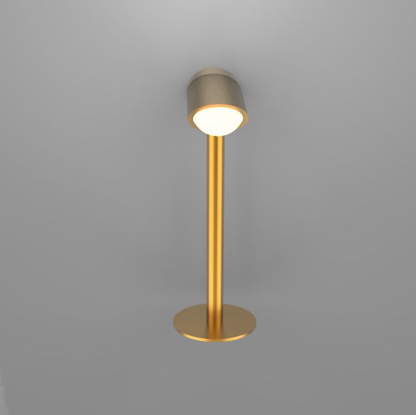 Gold magnetic absorption rotary table lamp