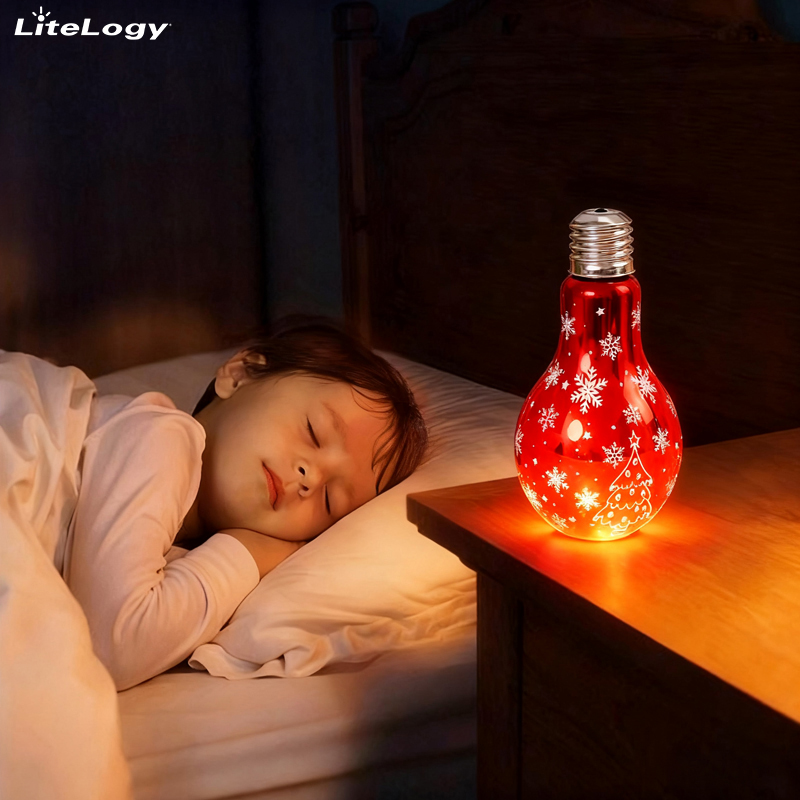 Rechargeble bulb lamp | Christmas bulb lamp