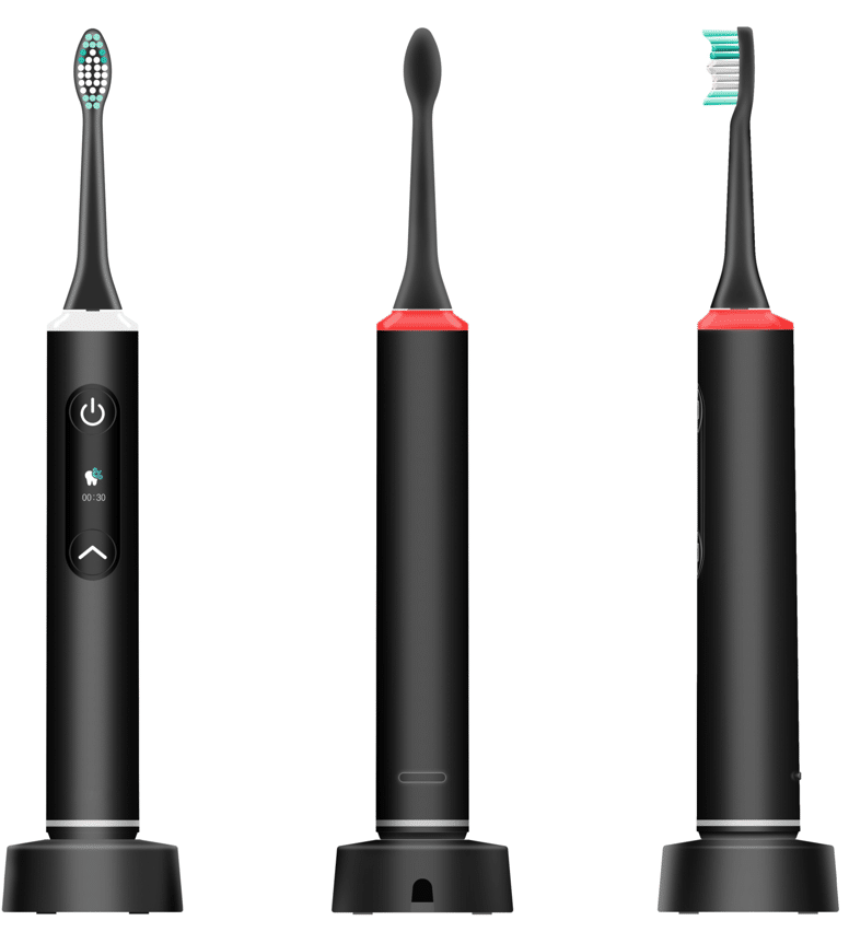 TB38 Electric Toothbrush 5 Cleaning Modes Display