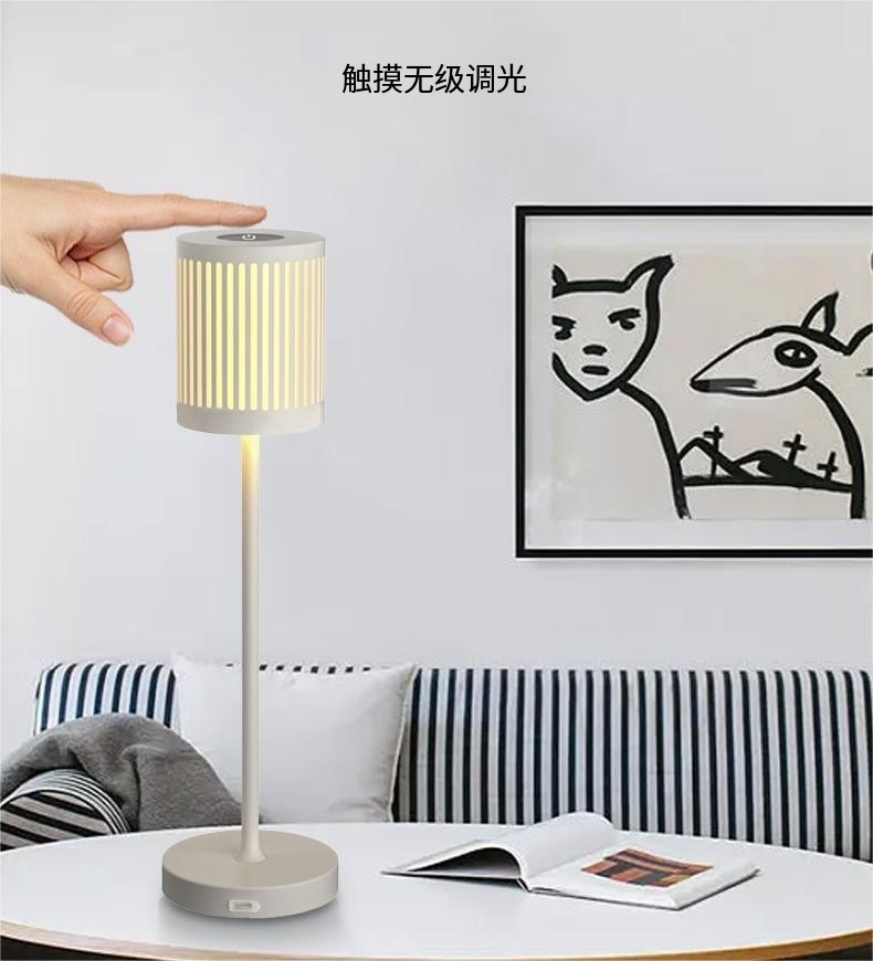 BC1009 Aluminum Rechargeable LED Table Lamp Details