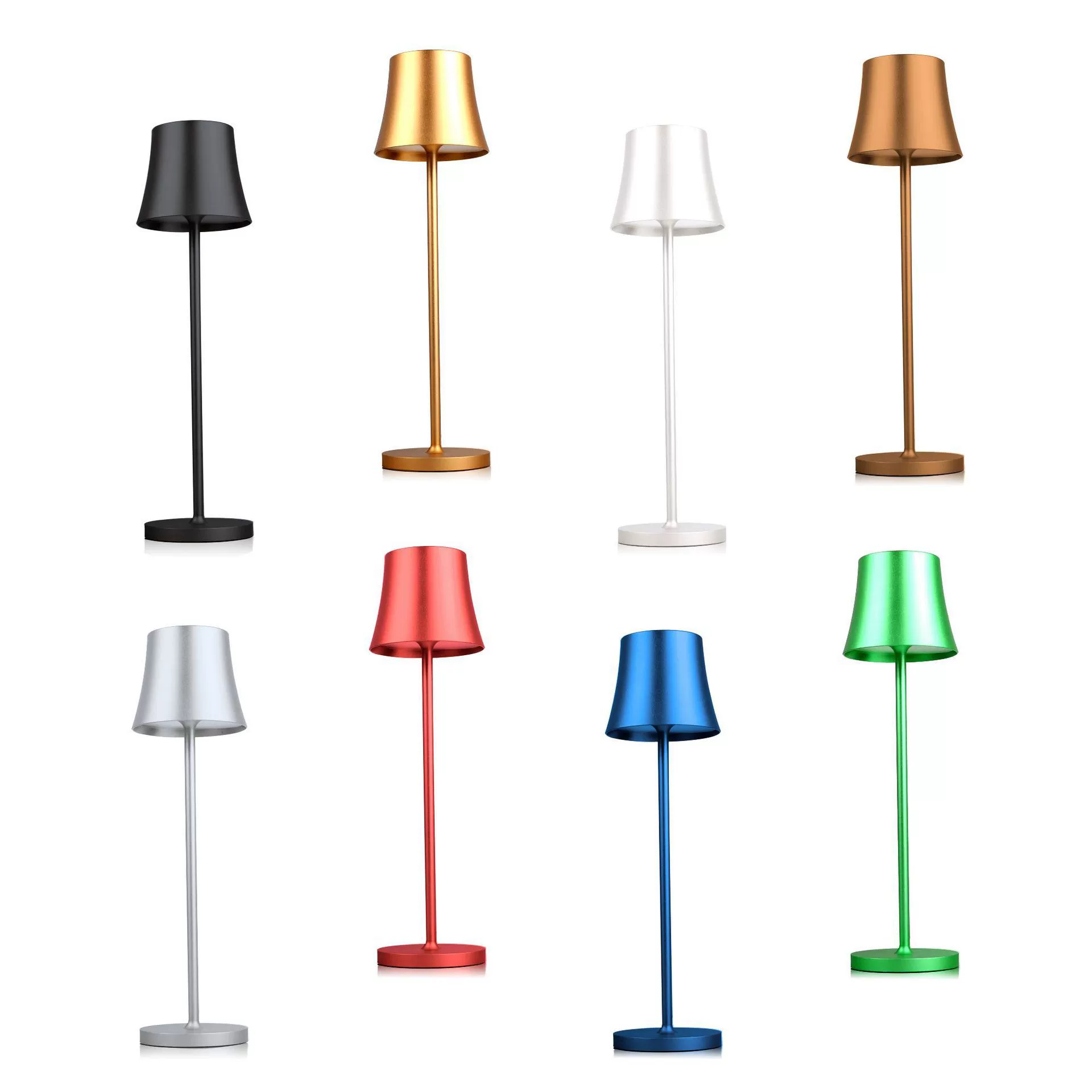 BC963BS contemporary hotel table lamp with energy-efficient LED lighting