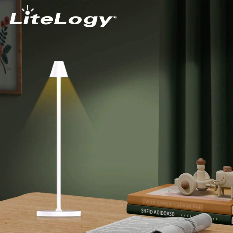 Chimney charging desk lamp - Warm light setting demonstration