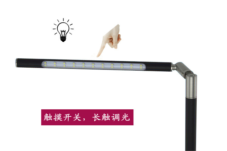 USB Metal Table Lamp - Detailed view of lamp shade and light diffusion