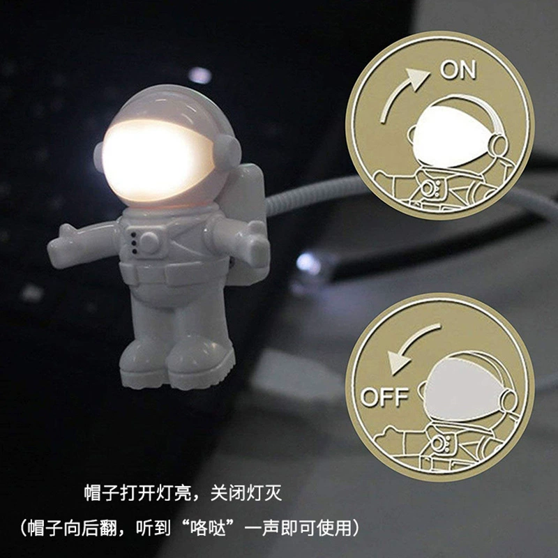 USB astronaut lamp space design - unique decor
