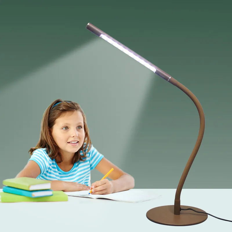 flexible arm desk lamp side view - adjustable arm
