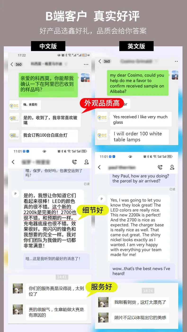 flexible arm desk lamp packaging - factory direct