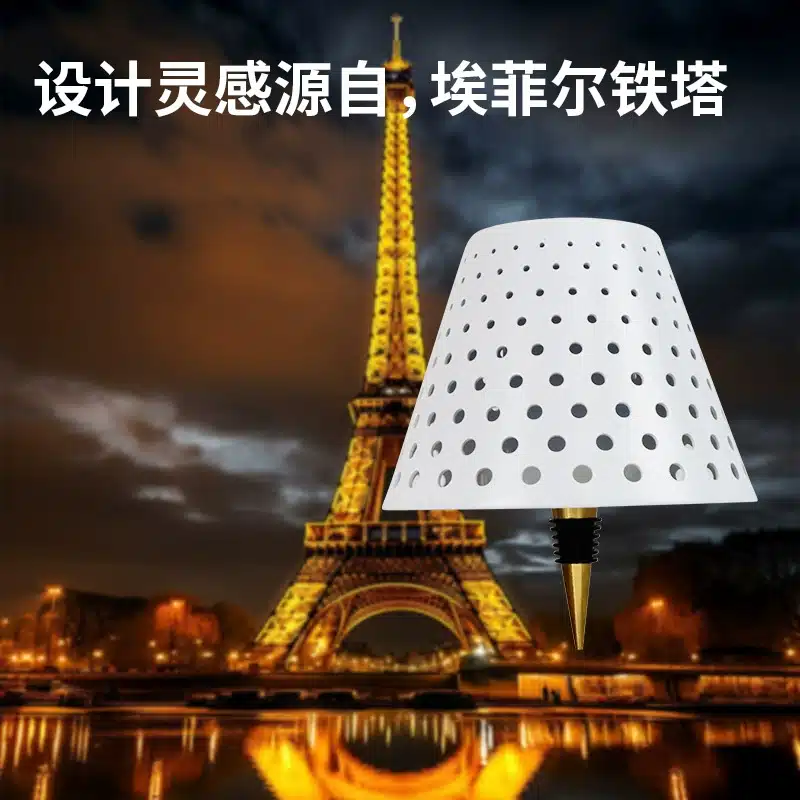 Wine Bottle Lamp Usage Guide Wine Bottle Lamp - Step by step usage guide showing installation process