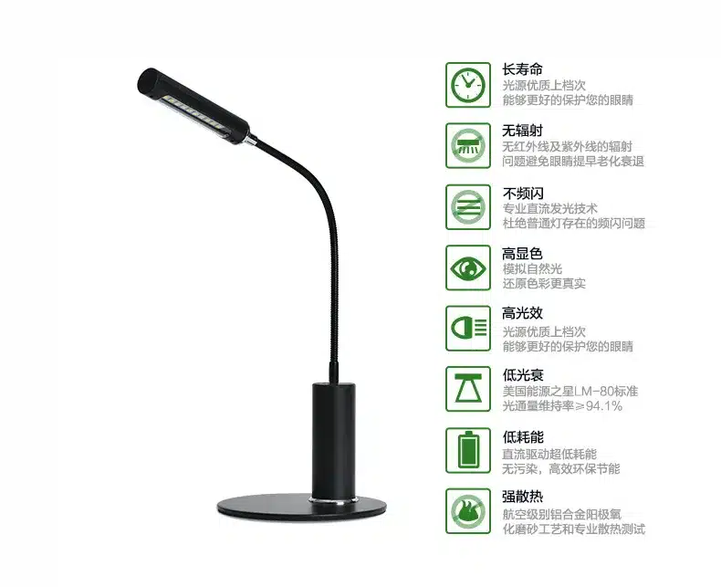 10 LED bright illumination