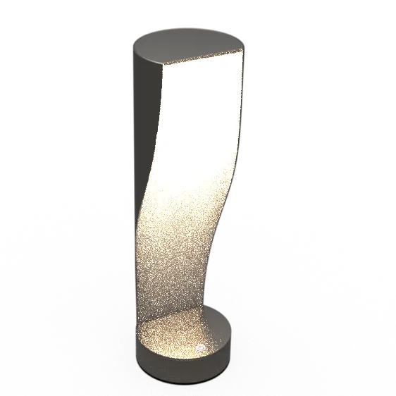 Arc table lamp black color factory