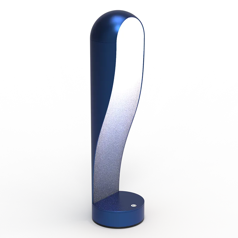 Arc Table Lamp White Finish - Bedroom Lighting Solution Arc Table Lamp white finish variant displayed on modern bedside table in bedroom setting