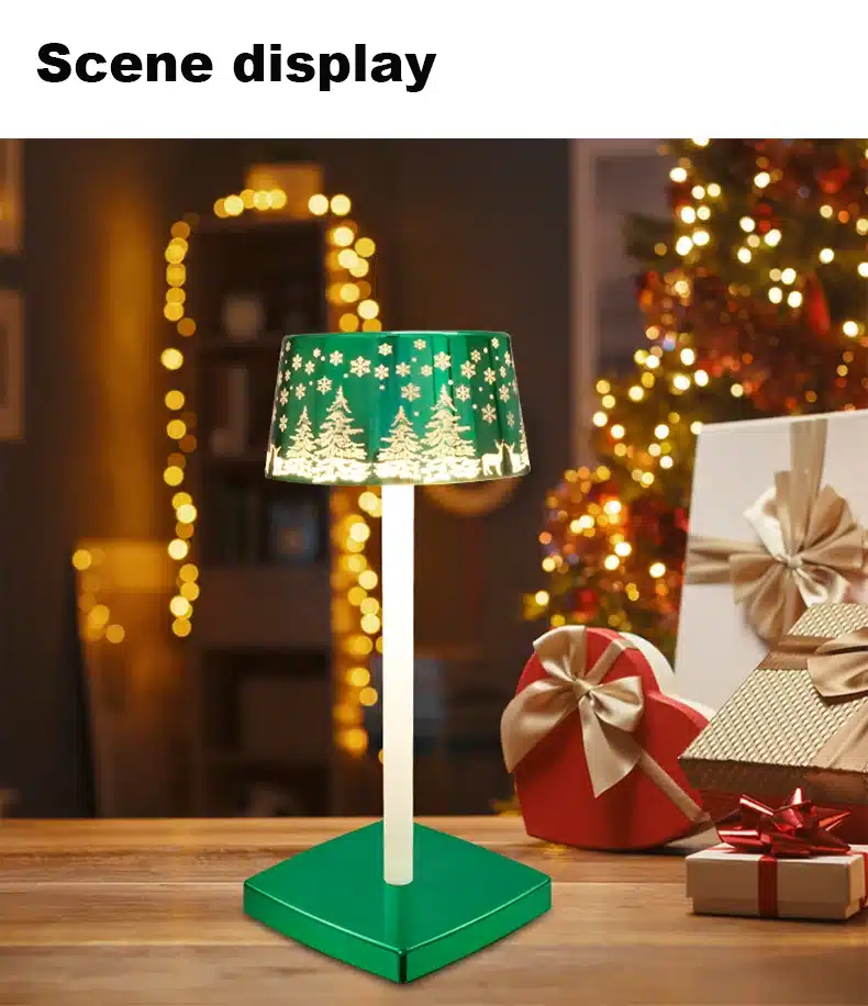 Christmas LED table lamp 2700K warm light factory production line