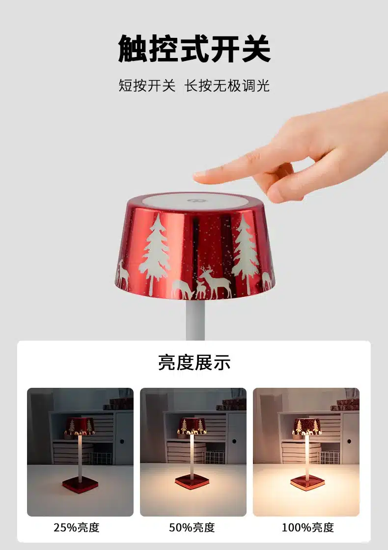 Festive Christmas LED table lamp 3.5W factory energy saving